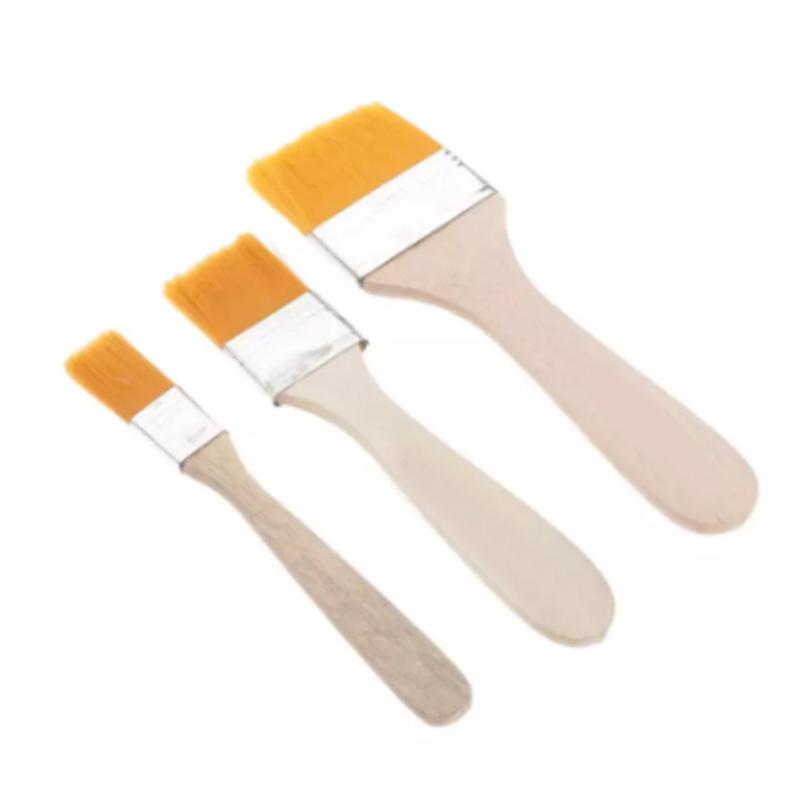 1117 Artistic Flat Painting Brush - Set of 3 - SkyShopy 1117 Artistic Flat Painting Brush - Set of 3 - SkyShopy